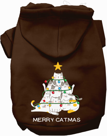 Merry Catmas Pet Hoodie: Festive Comfort for Dogs & Cats at Purrfect Pet Kingdom