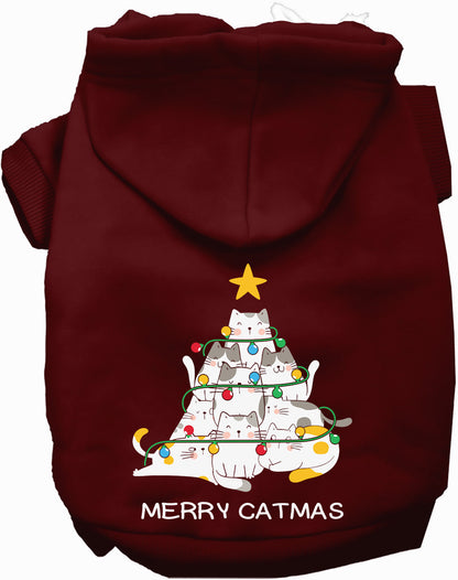 Merry Catmas Pet Hoodie: Festive Comfort for Dogs & Cats at Purrfect Pet Kingdom