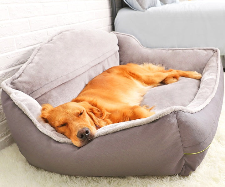 Orthopedic Dog Sofa Bed - Washable Memory Foam Pet Couch