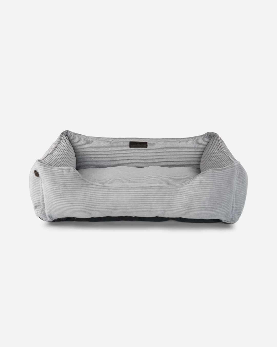 Chester & Lee | Fancy Corduroy Sleeper Dog Bed Gray