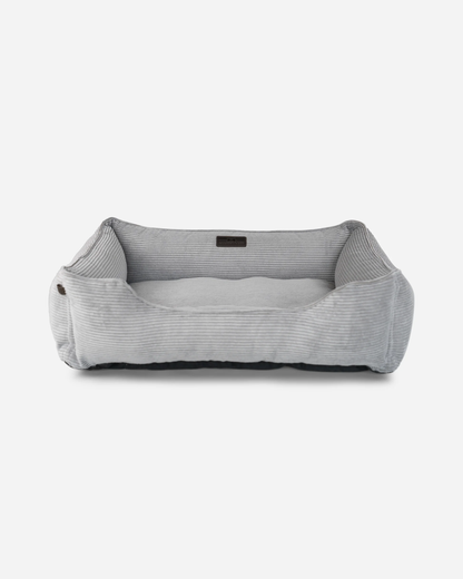 Chester & Lee | Fancy Corduroy Sleeper Dog Bed Gray