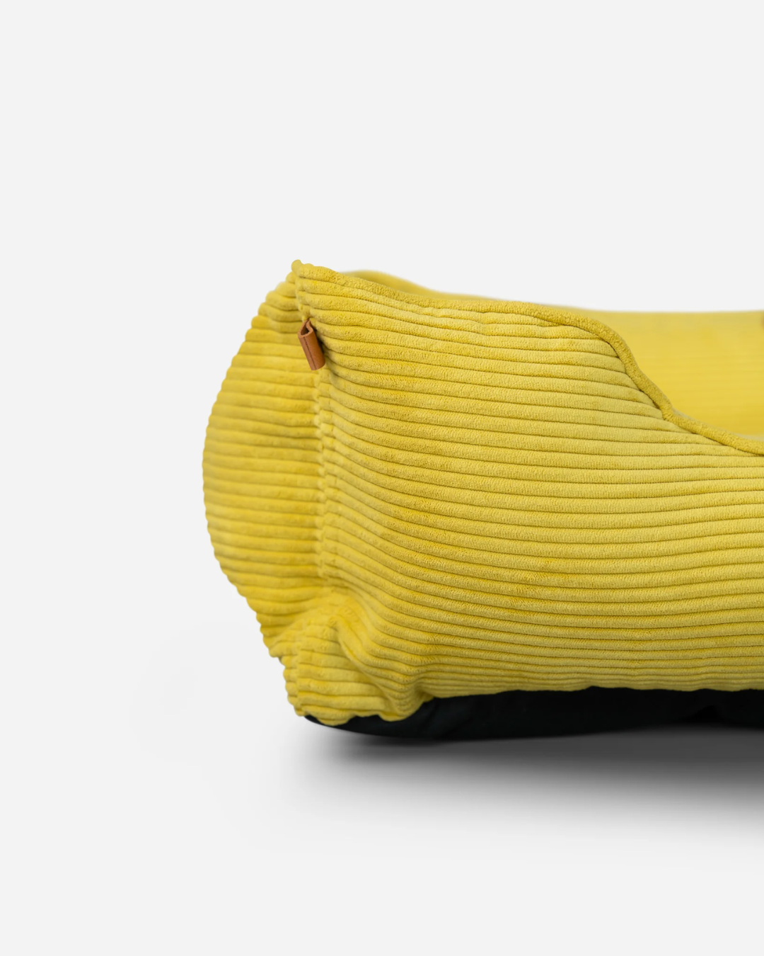 Purrfect Kingdom™ - Sunny Yellow Corduroy Pet Sleeper Bed