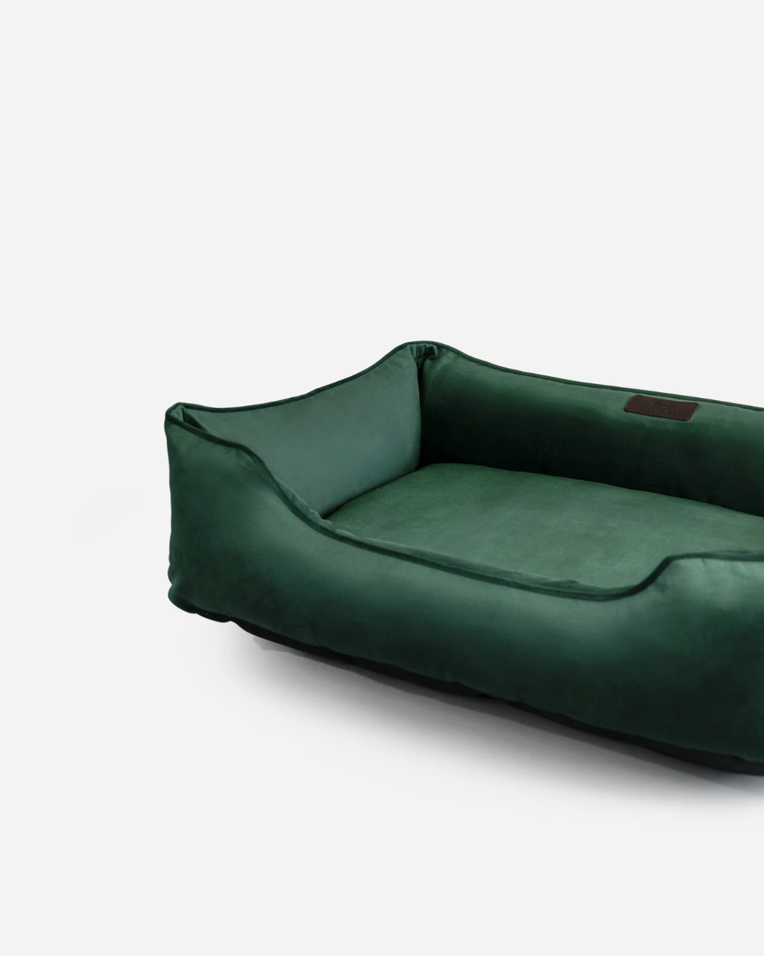 Luxury Dog Bed Classic Velvet Sleeper Green for Comfort, Sup - luxury dog bed view 4 for comfort and support