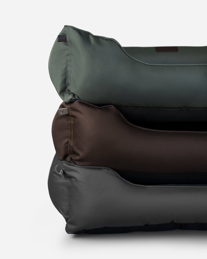 Large Waterproof Rectangle Dog Bed by Chester & Lee in Green