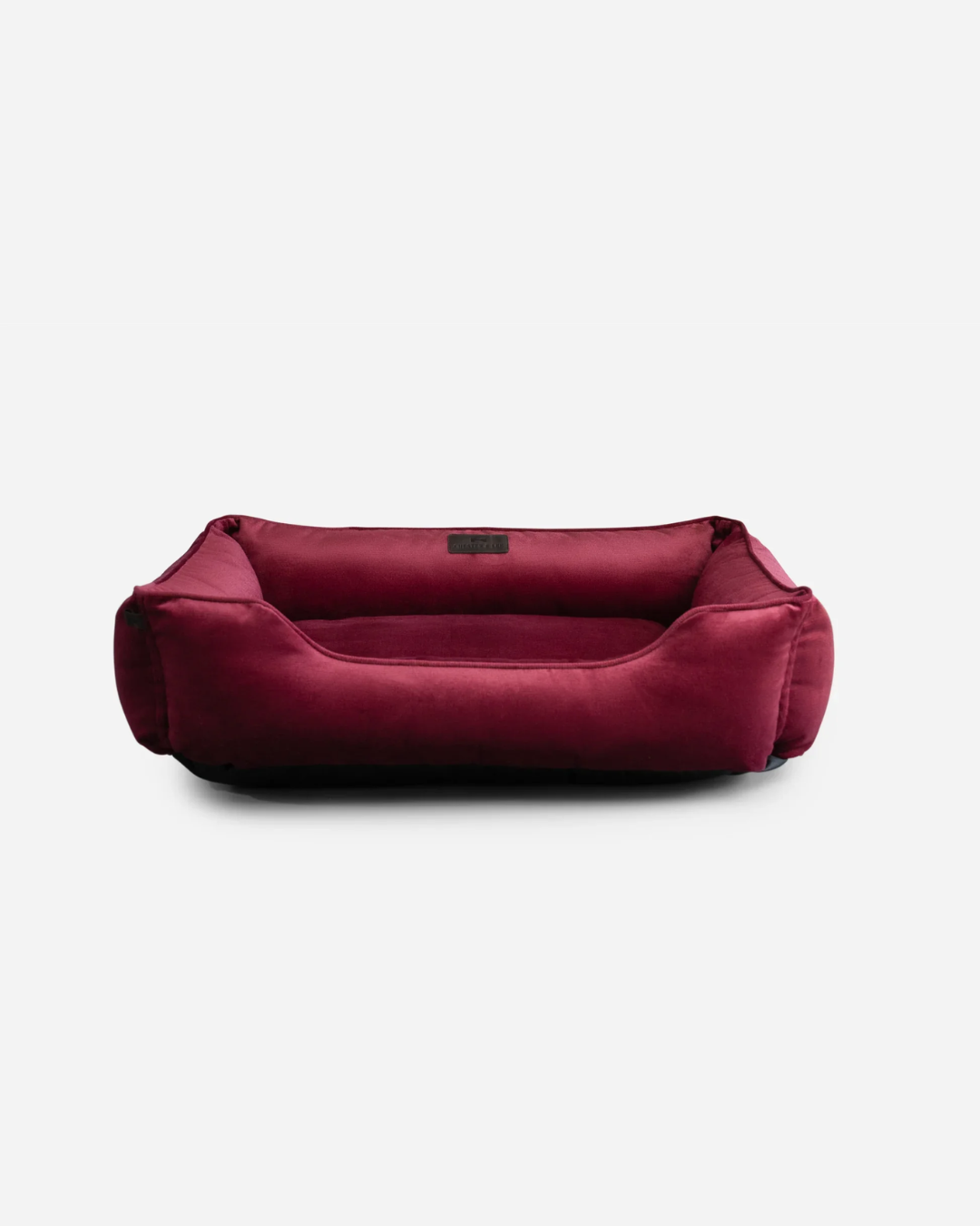 Luxury Dog Bed Vibrant Velvet Sleeper Wine for Comfort, Supp - luxury dog bed view 1 for comfort and support