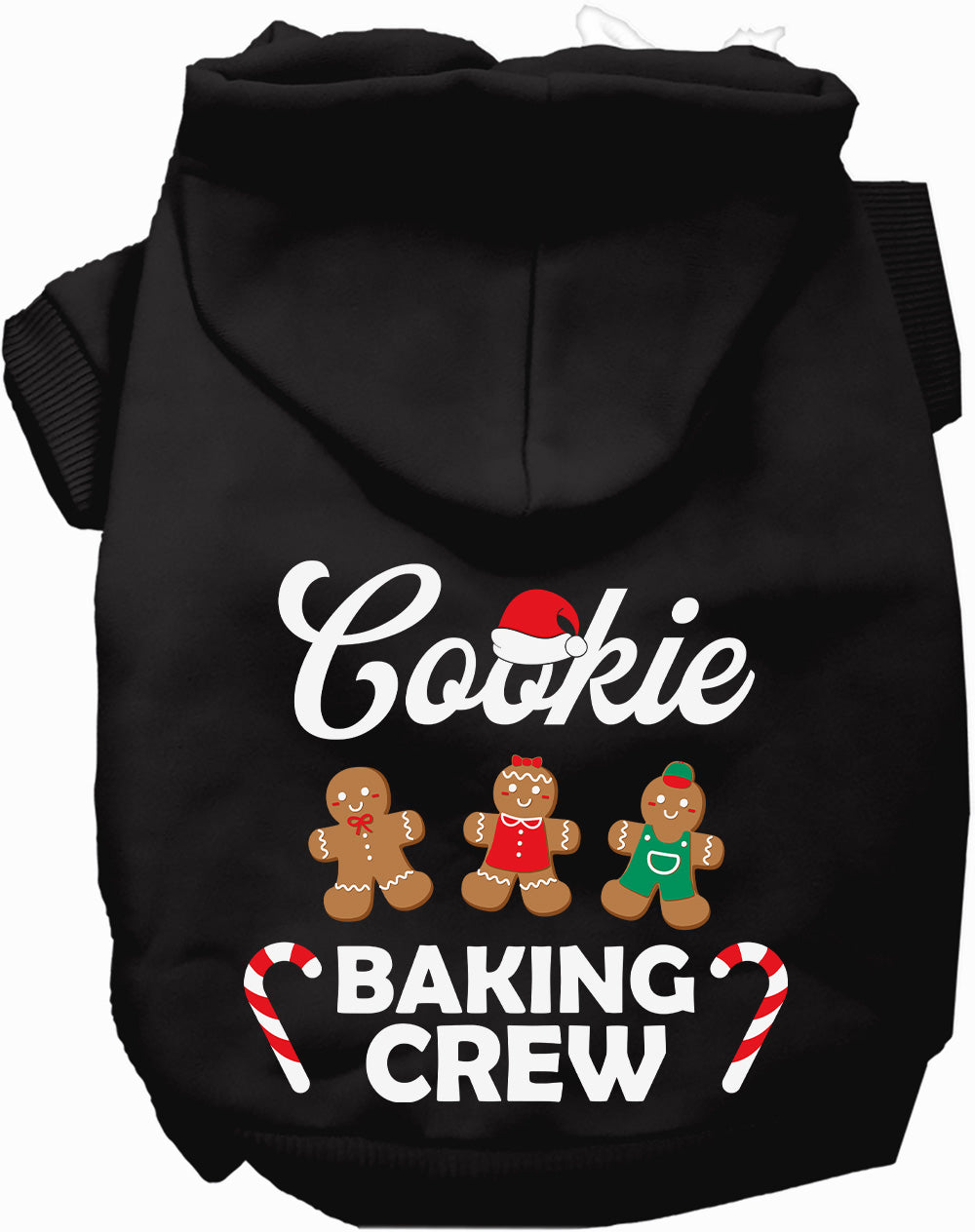 Dog Hoodie Cookie Baking Crew for Festive Holiday Pet