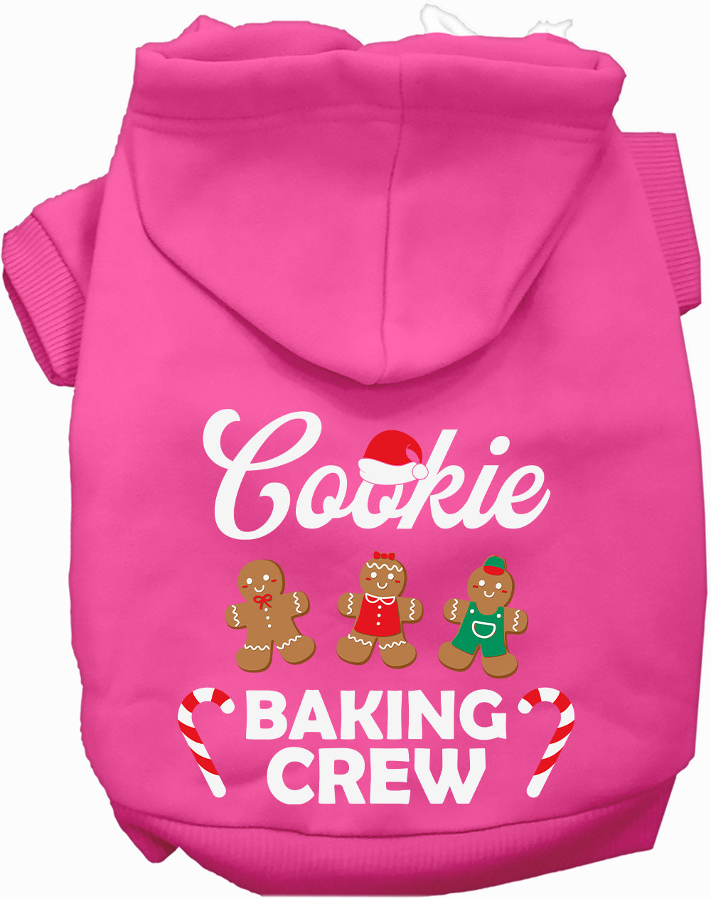 Dog Hoodie Cookie Baking Crew for Festive Holiday Pet