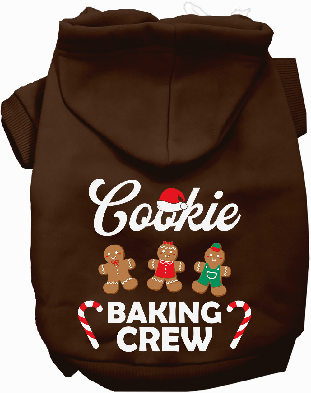 Dog Hoodie Cookie Baking Crew for Festive Holiday Pet