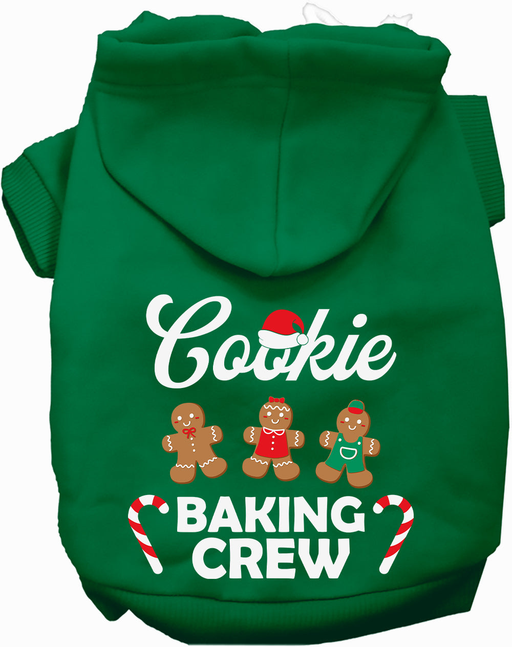 Dog Hoodie Cookie Baking Crew for Festive Holiday Pet