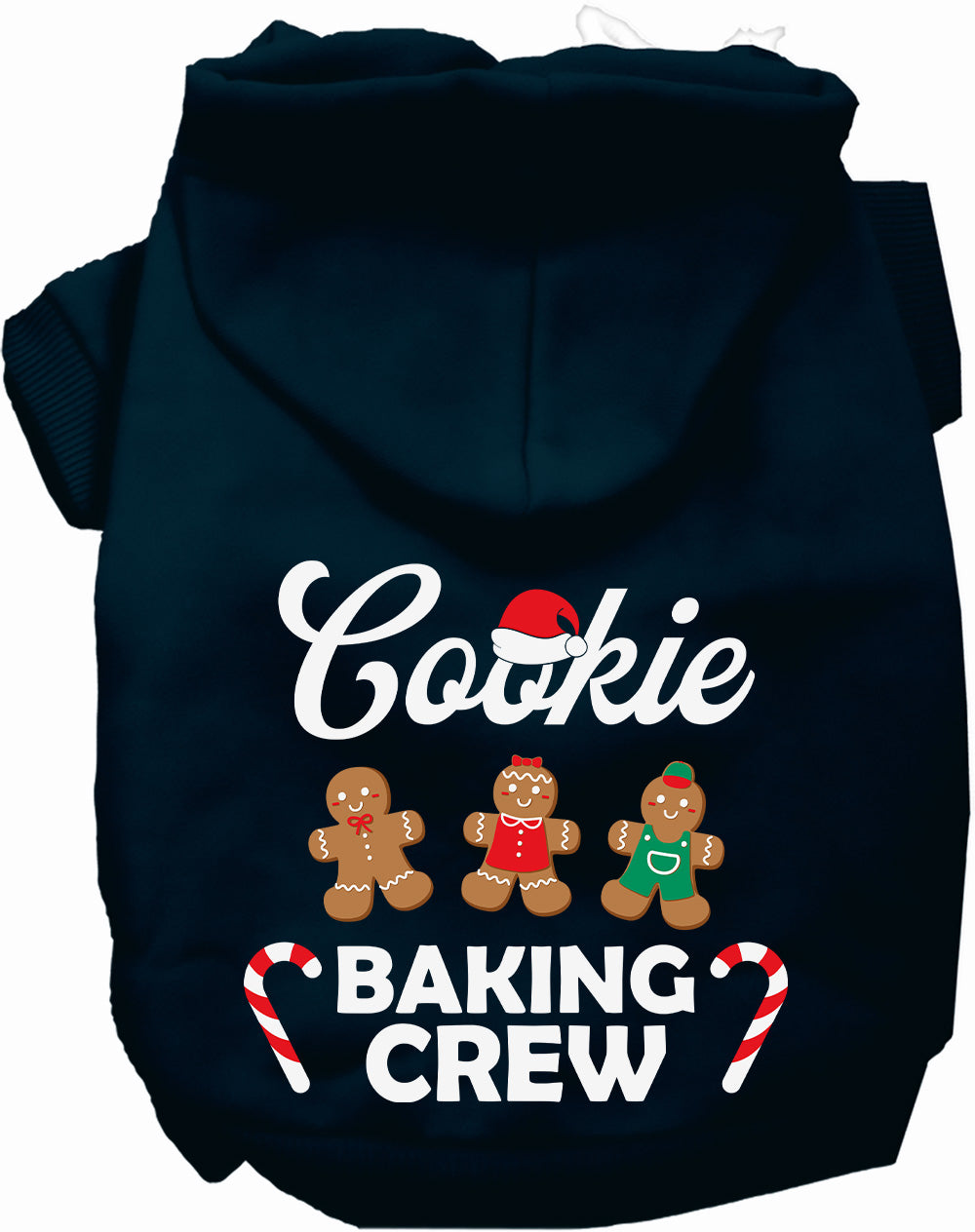 Dog Hoodie Cookie Baking Crew for Festive Holiday Pet