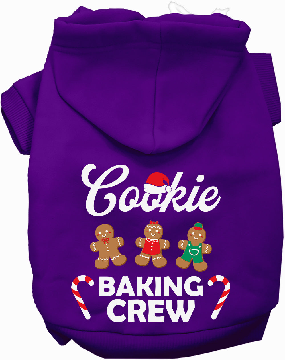 Dog Hoodie Cookie Baking Crew for Festive Holiday Pet