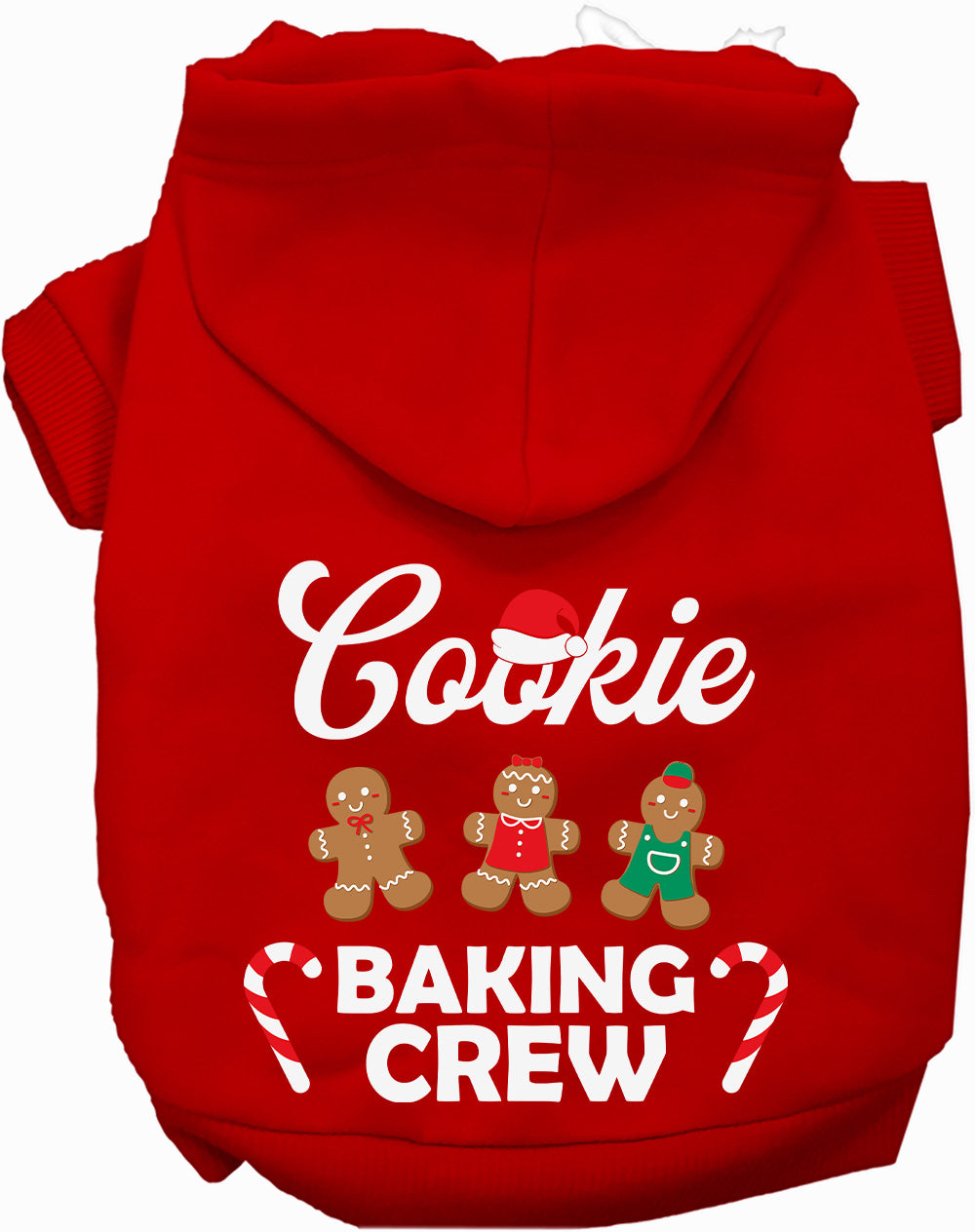 Dog Hoodie Cookie Baking Crew for Festive Holiday Pet