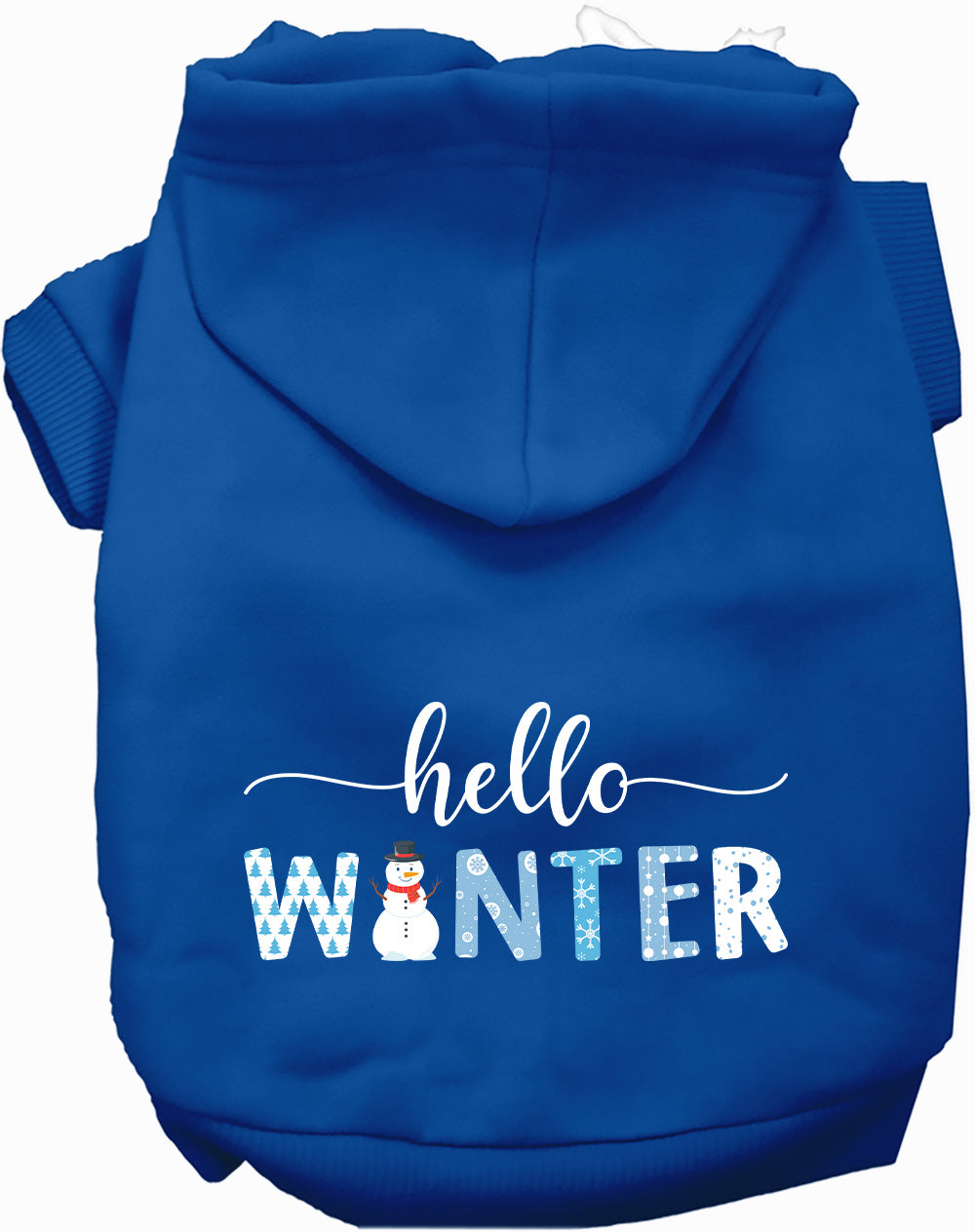 Dog Hoodie Hello Winter for Everyday Pet Style and Comfort