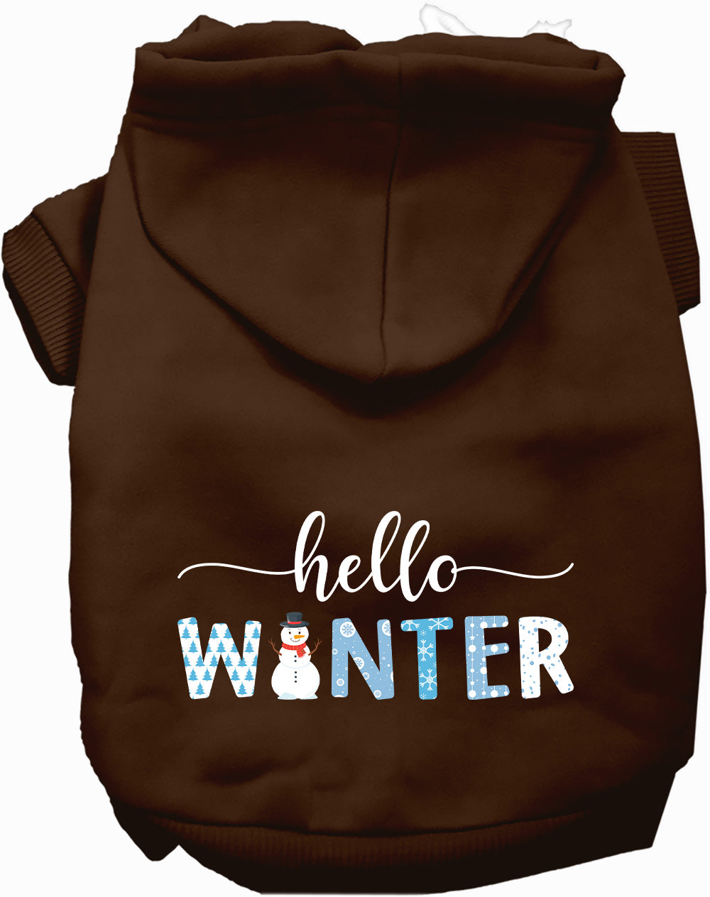 Dog Hoodie Hello Winter for Everyday Pet Style and Comfort