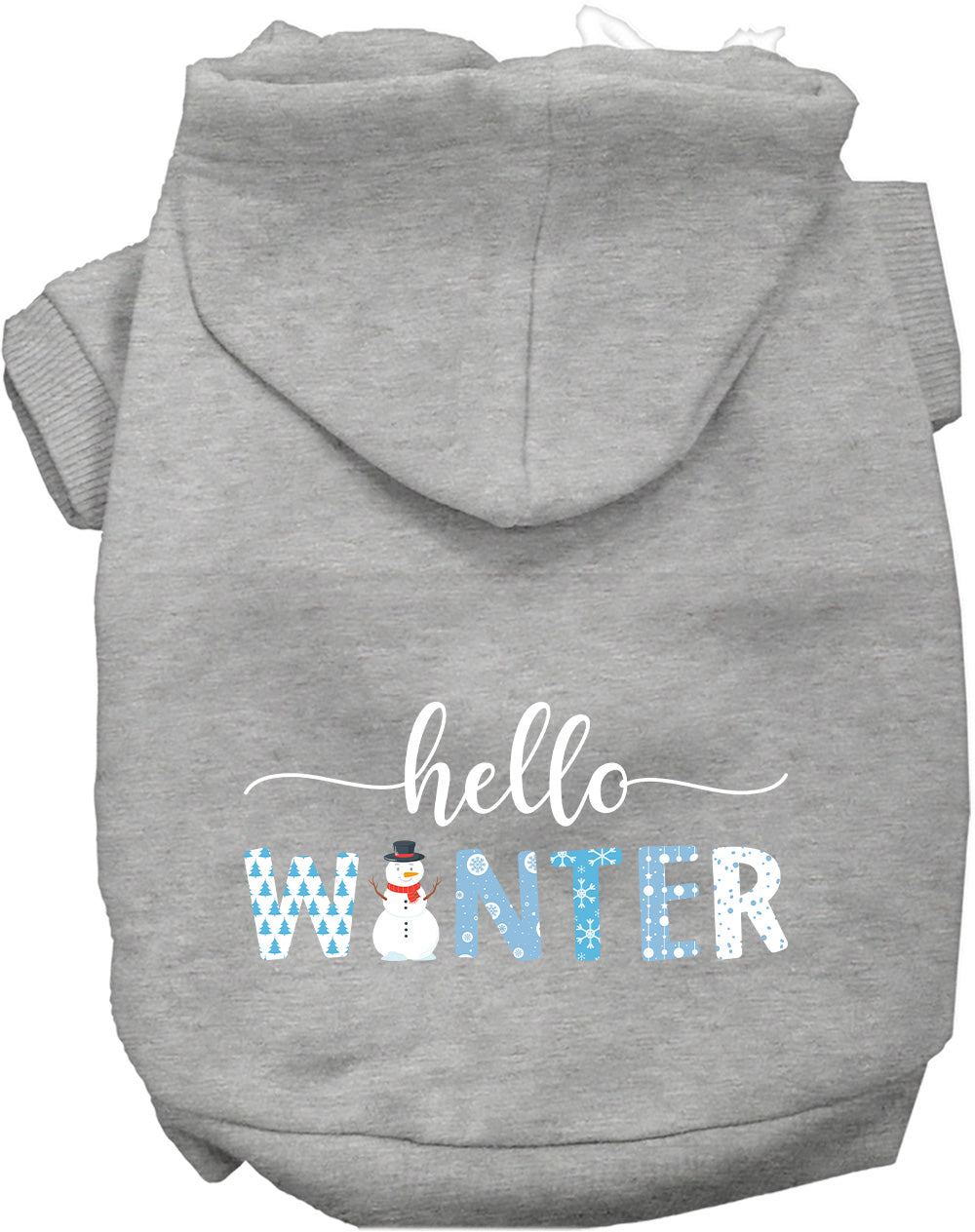 Dog Hoodie Hello Winter for Everyday Pet Style and Comfort