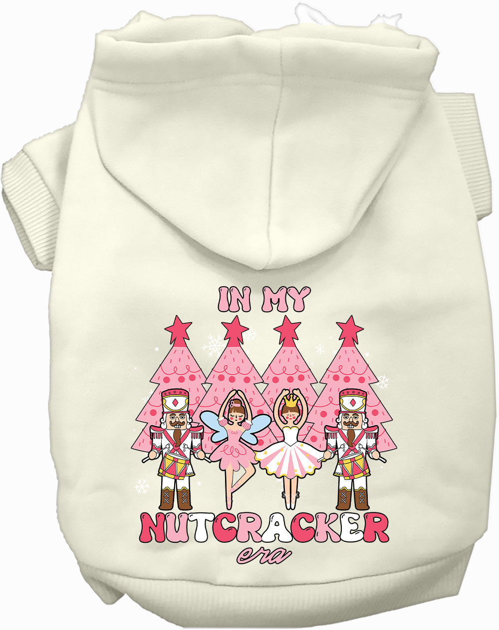 Dog Hoodie Nutcracker Era for Festive Holiday Pet Comfort