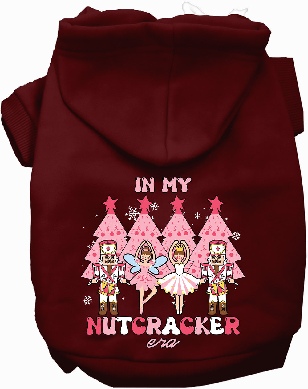 Dog Hoodie Nutcracker Era for Festive Holiday Pet Comfort