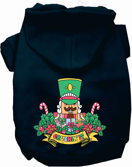 Crushin' It Nutcracker Style Christmas Pet Hoodie