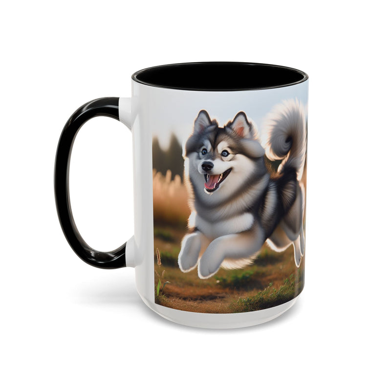 Alaskan Klee Kai Accent Coffee Mug - Perfect Gift for Dog Lovers