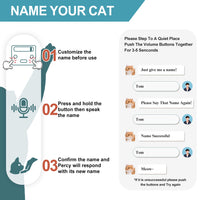 Percy 2.0 Golden British Short Hair Cat- Breathing  Heartbeat Pur,Voice Robonic Cat