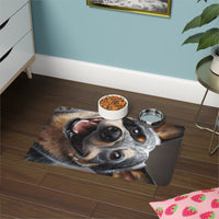 Vertical Pet Food Mat (12x18) - Australian Cattle Dog