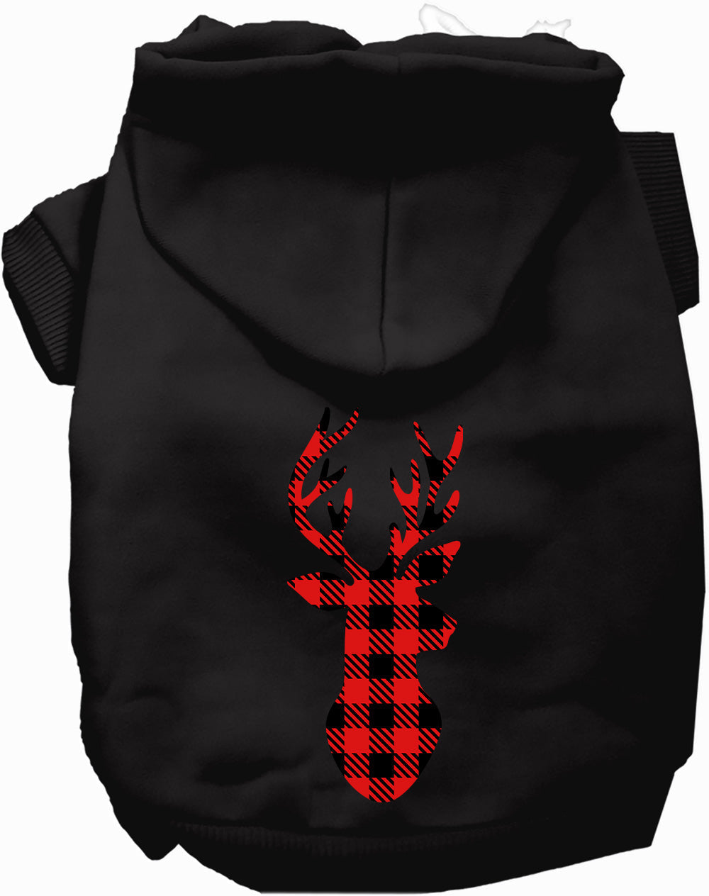 Dog Hoodie Buffalo Check Deer for Everyday Pet Style and