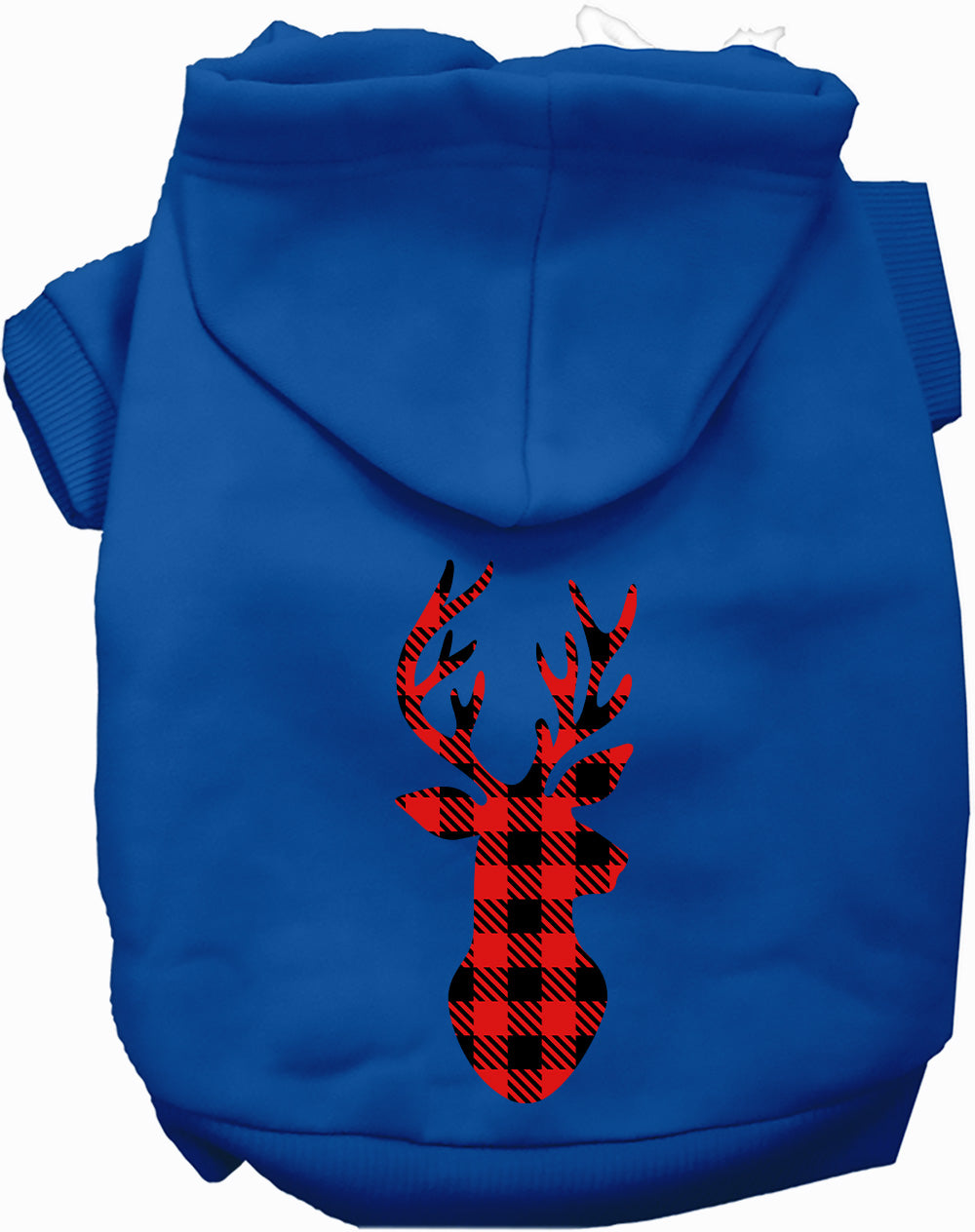 Dog Hoodie Buffalo Check Deer for Everyday Pet Style and