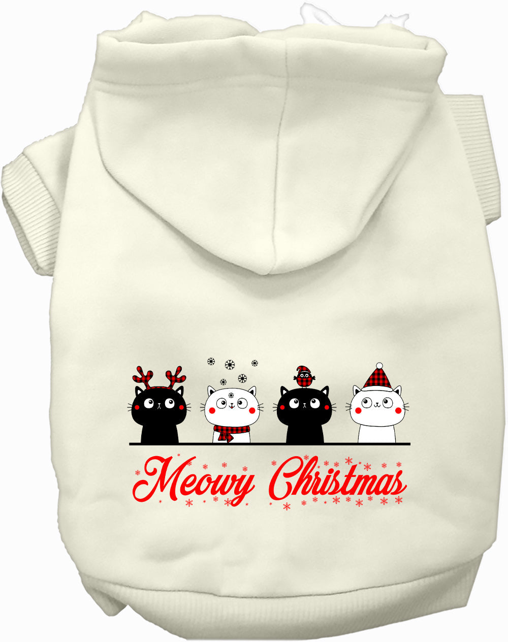 Dog Hoodie Meowy for Festive Holiday Pet Comfort and Comfort