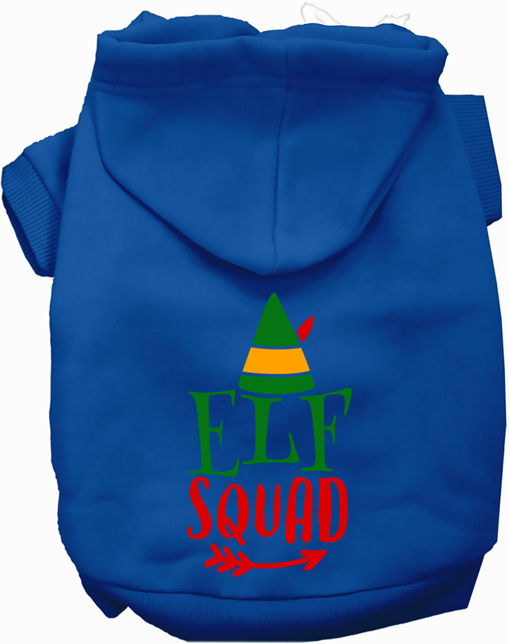 Dog Hoodie Elf Squad for Festive Holiday Pet Comfort