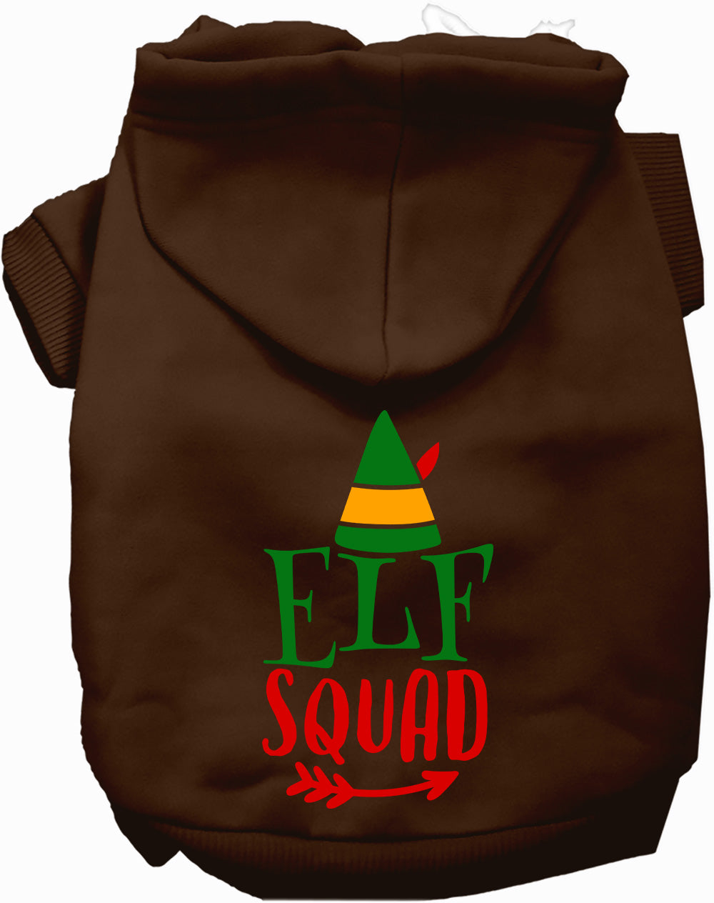 Dog Hoodie Elf Squad for Festive Holiday Pet Comfort