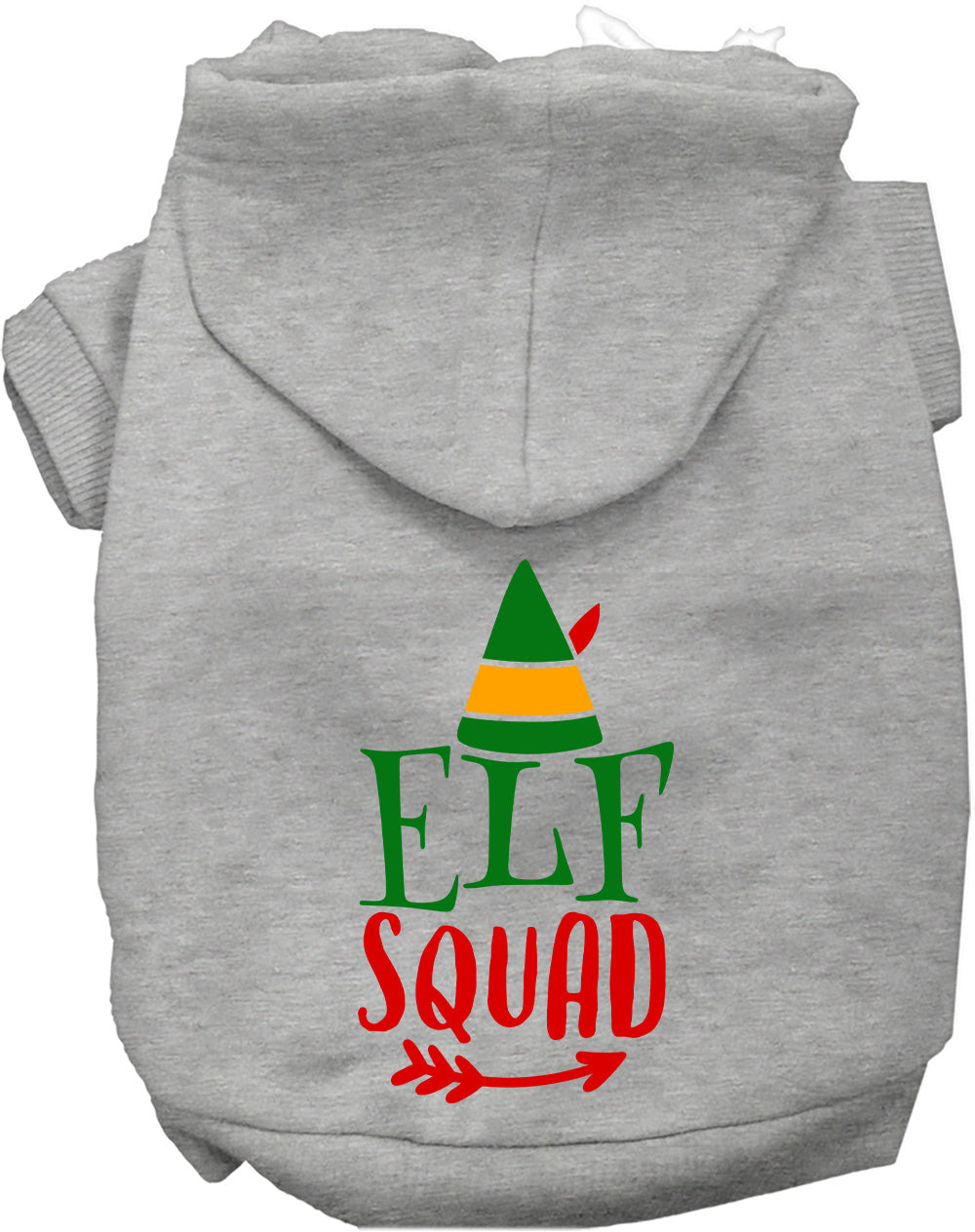 Dog Hoodie Elf Squad for Festive Holiday Pet Comfort