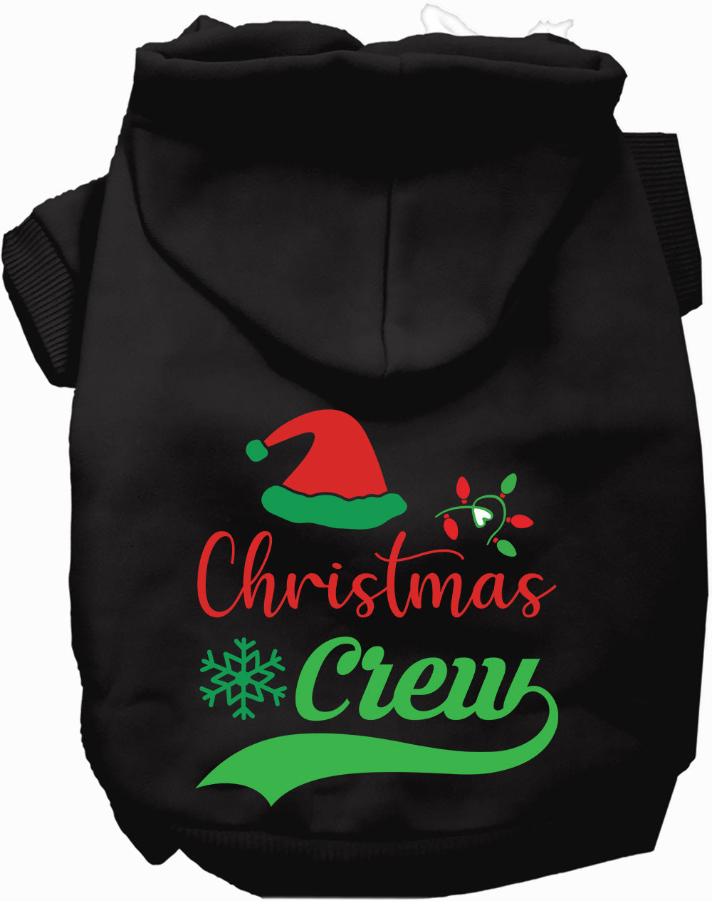 Dog Hoodie Traditional Christmas Crew for Festive Holiday