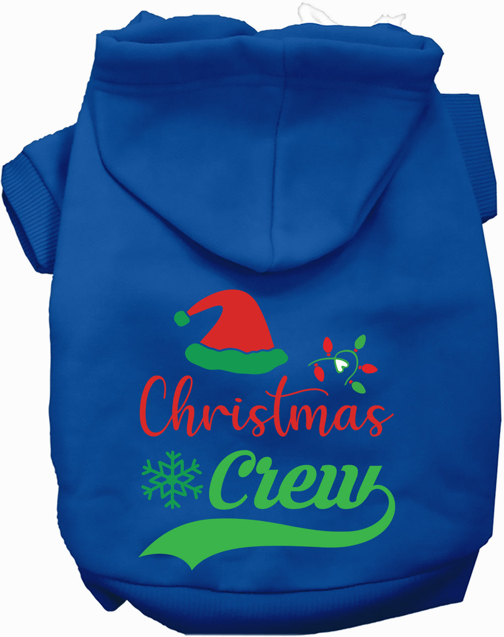 Dog Hoodie Traditional Christmas Crew for Festive Holiday