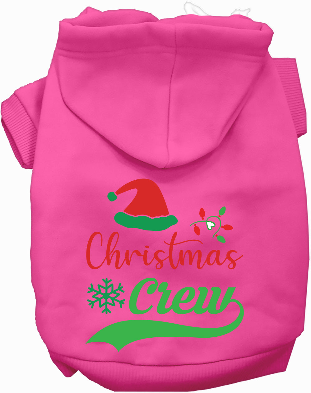 Dog Hoodie Traditional Christmas Crew for Festive Holiday