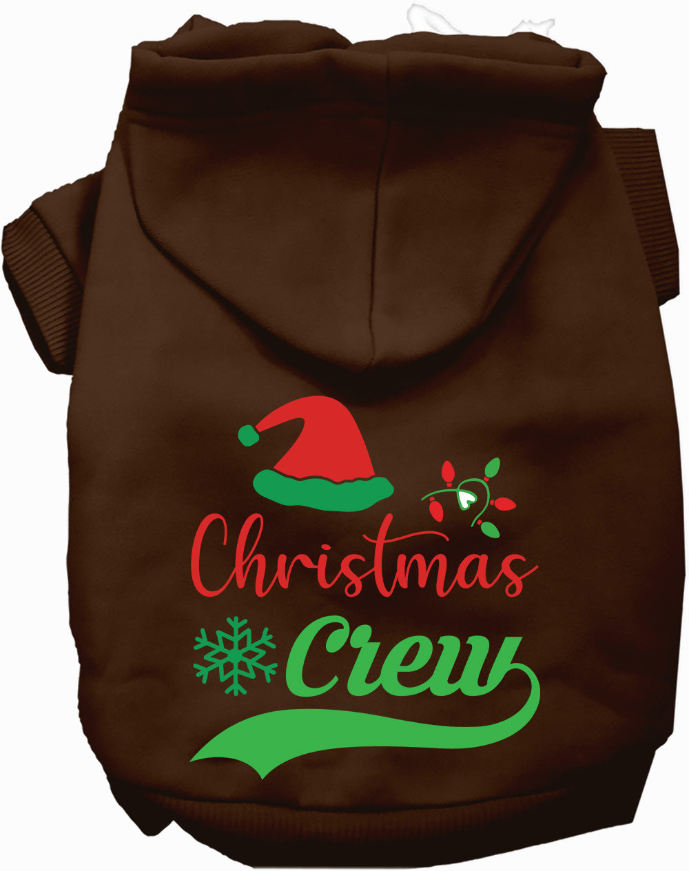 Dog Hoodie Traditional Christmas Crew for Festive Holiday