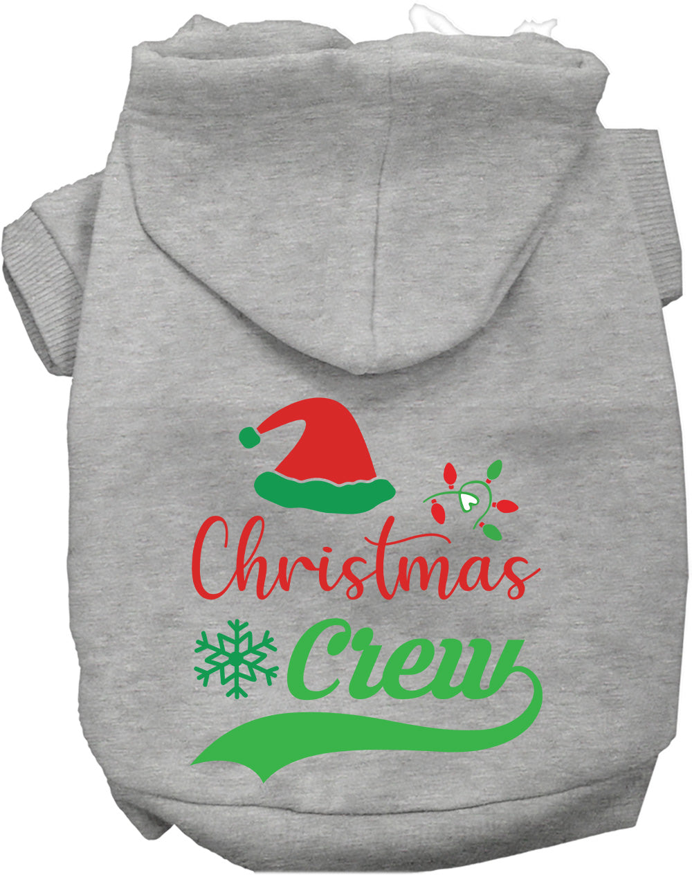Dog Hoodie Traditional Christmas Crew for Festive Holiday