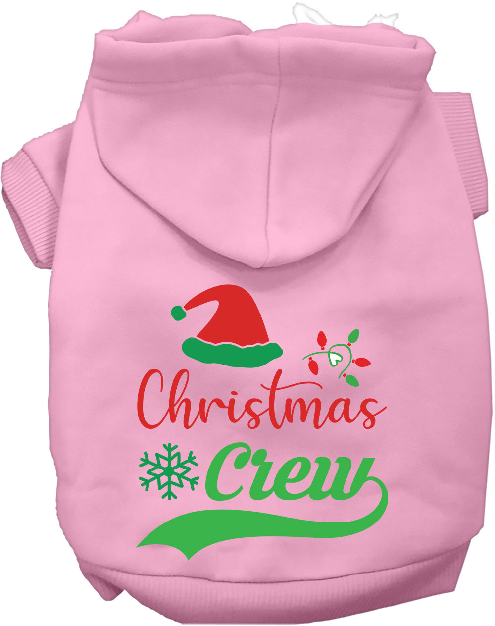 Dog Hoodie Traditional Christmas Crew for Festive Holiday