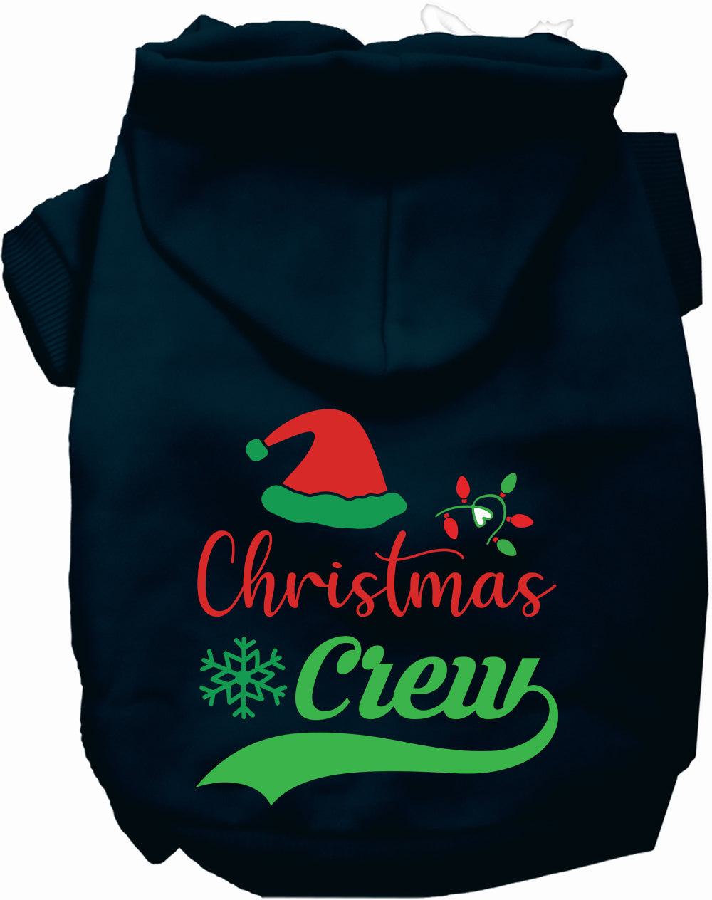 Dog Hoodie Traditional Christmas Crew for Festive Holiday