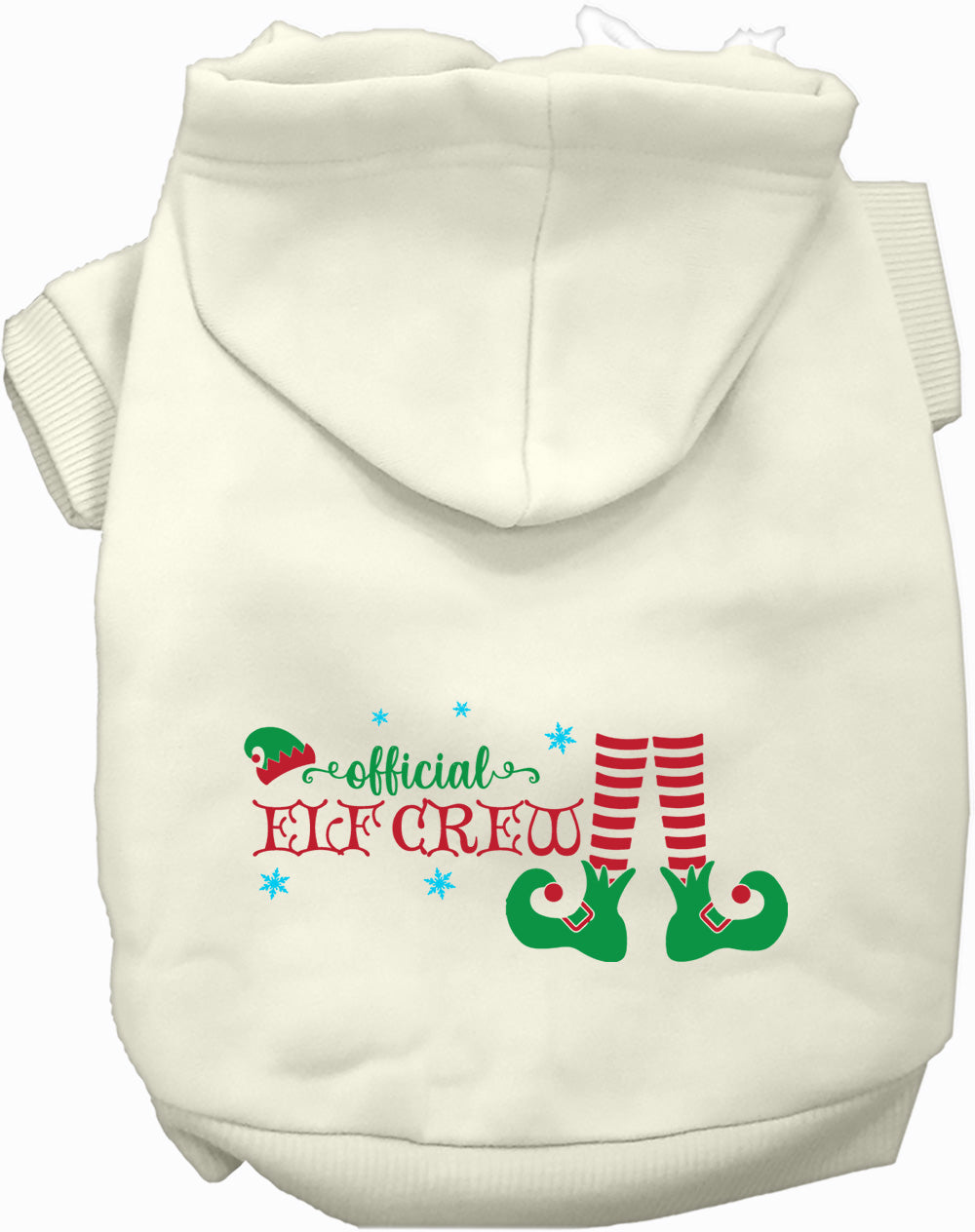 Dog Hoodie Elf Crew for Festive Holiday Pet Comfort