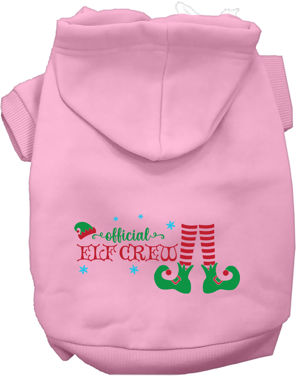 Dog Hoodie Elf Crew for Festive Holiday Pet Comfort