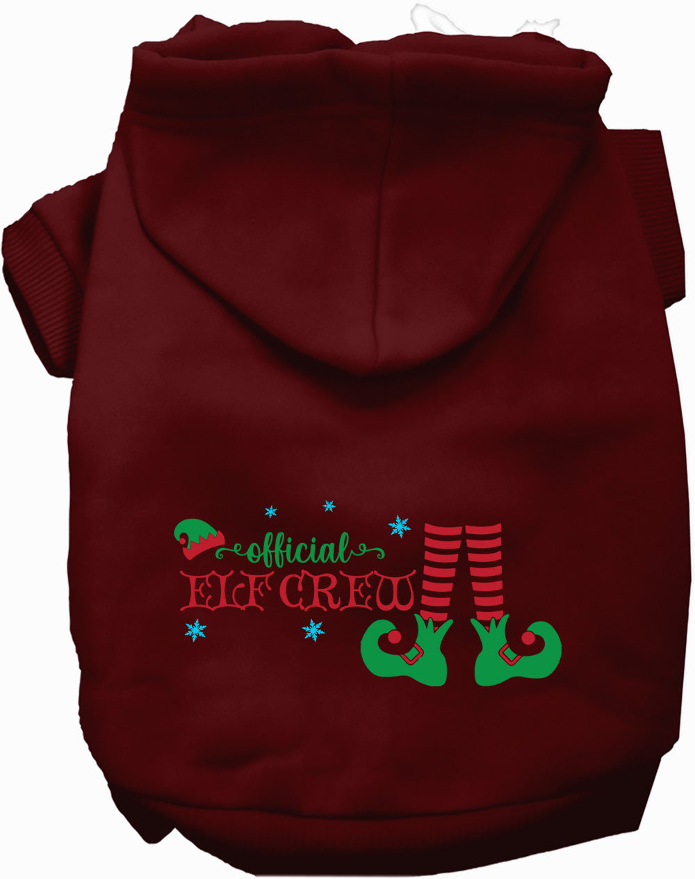 Dog Hoodie Elf Crew for Festive Holiday Pet Comfort
