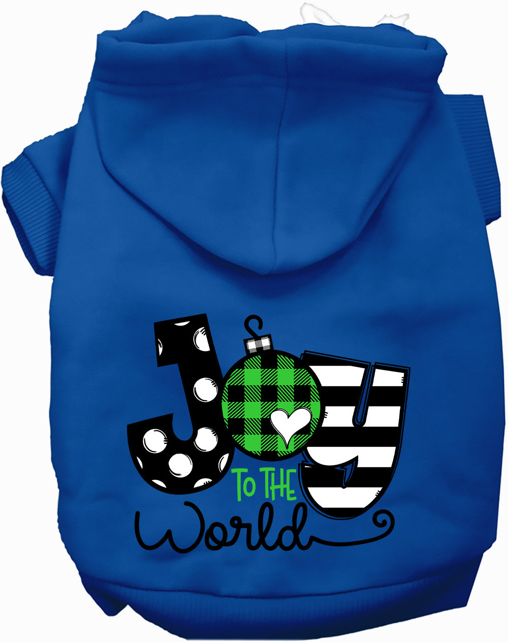 Dog Hoodie Joy to the World for Everyday Pet Style and