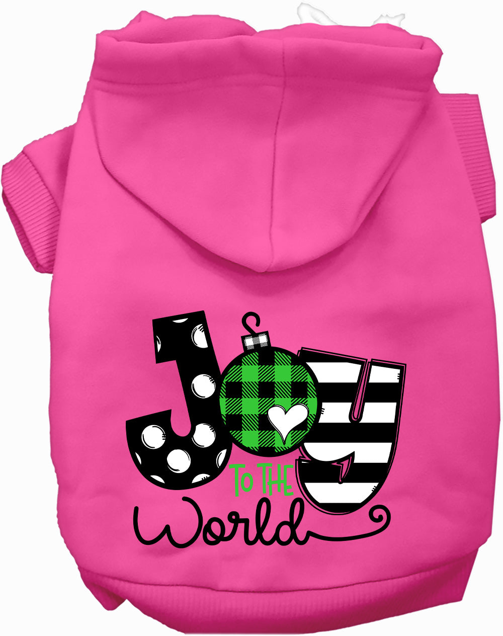Dog Hoodie Joy to the World for Everyday Pet Style and