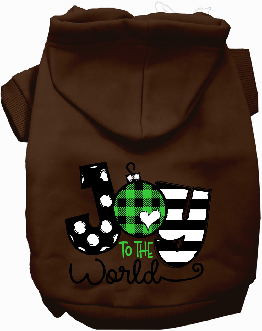 Dog Hoodie Joy to the World for Everyday Pet Style and