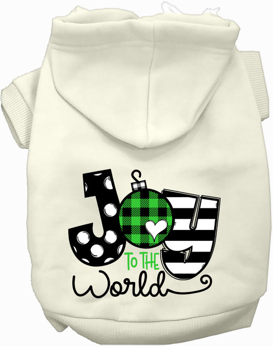 Dog Hoodie Joy to the World for Everyday Pet Style and