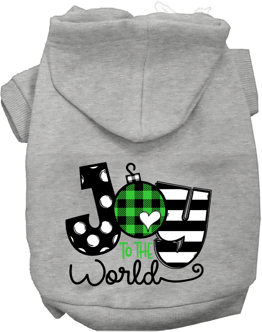 Dog Hoodie Joy to the World for Everyday Pet Style and