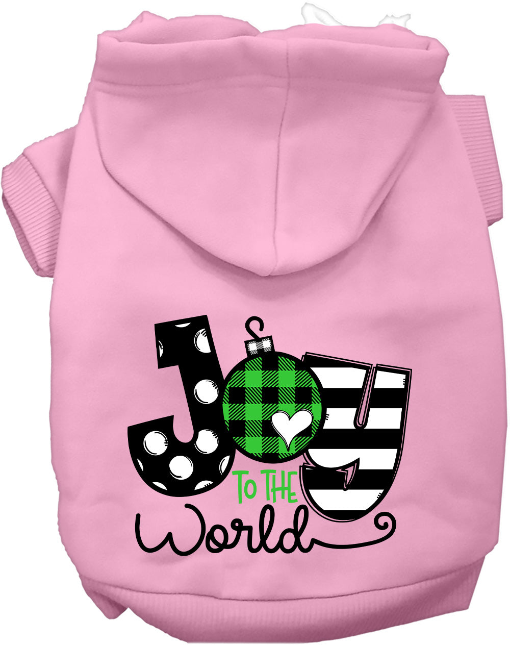 Dog Hoodie Joy to the World for Everyday Pet Style and