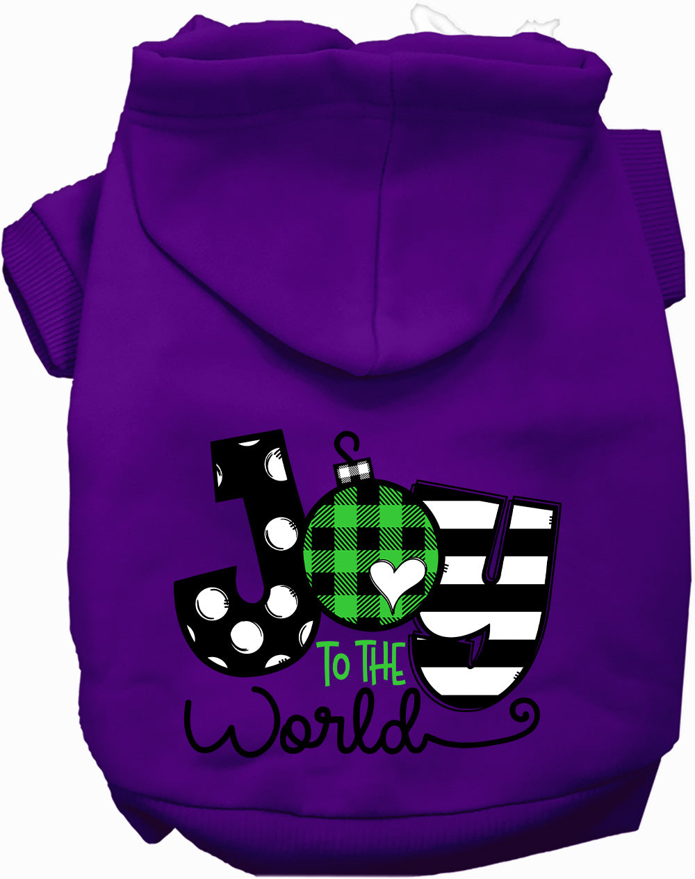 Dog Hoodie Joy to the World for Everyday Pet Style and