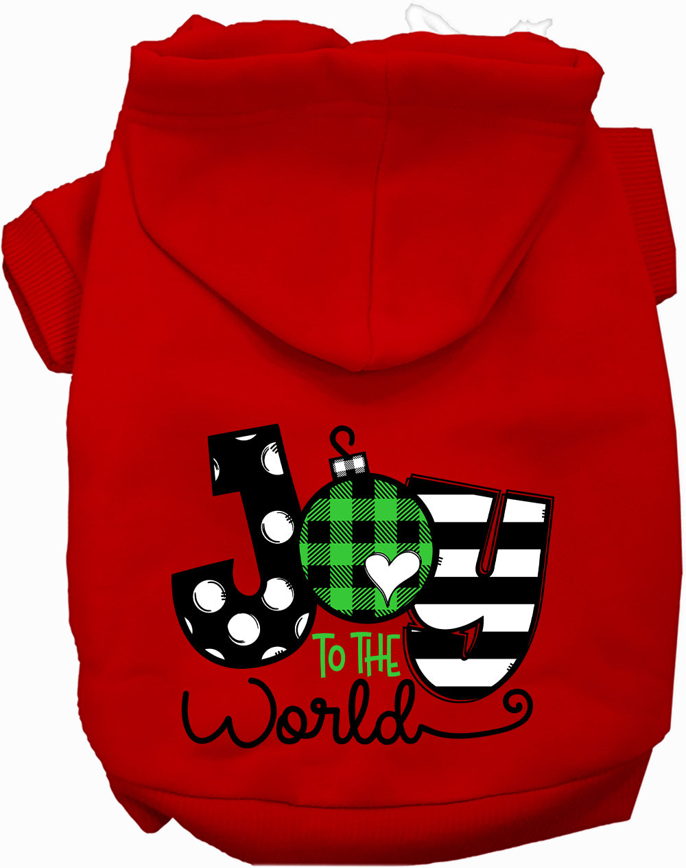 Dog Hoodie Joy to the World for Everyday Pet Style and