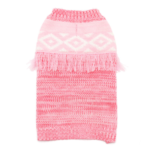 Boho Fringe Pet Sweater